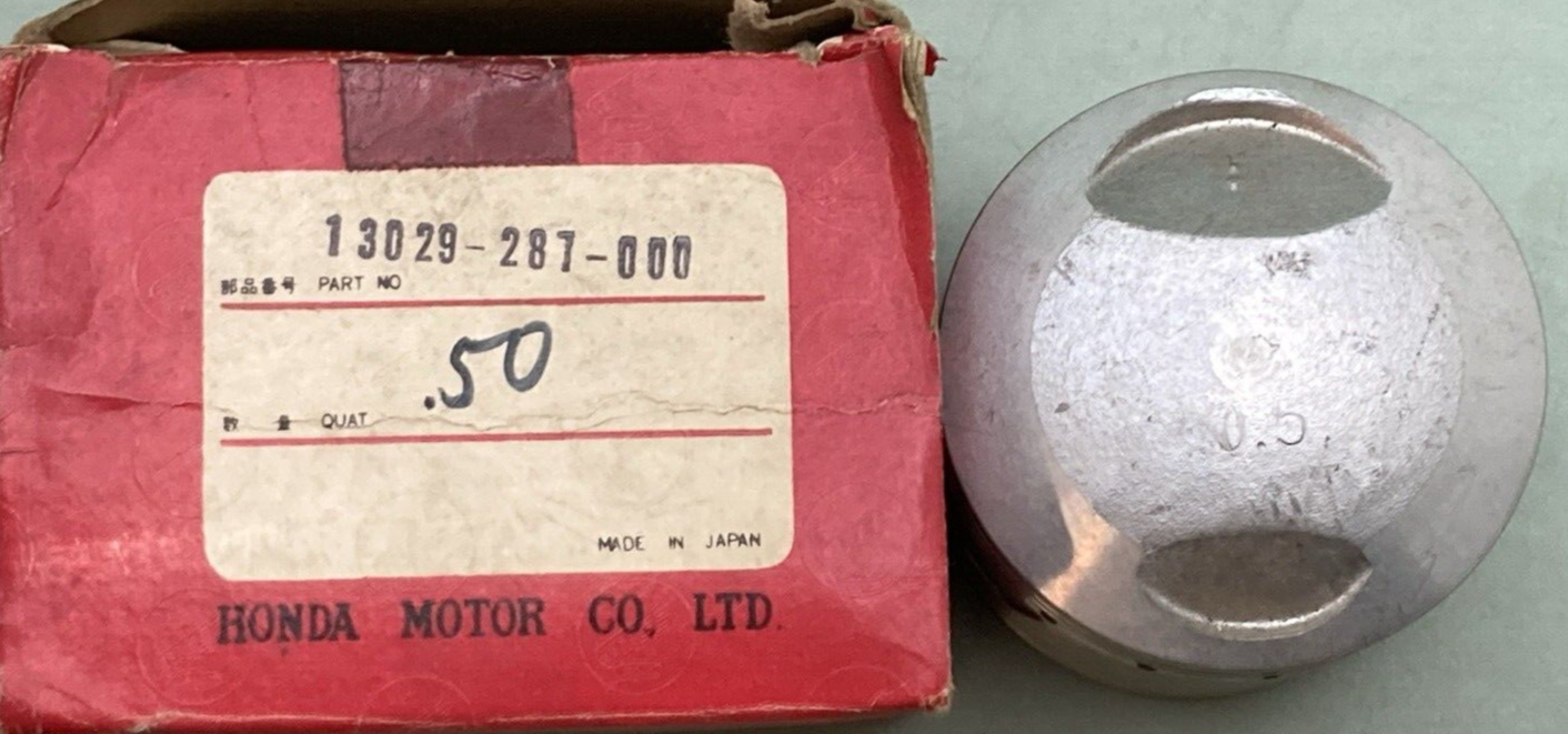 NEW GENUINE HONDA 13029-287-000 PISTON 0.50
