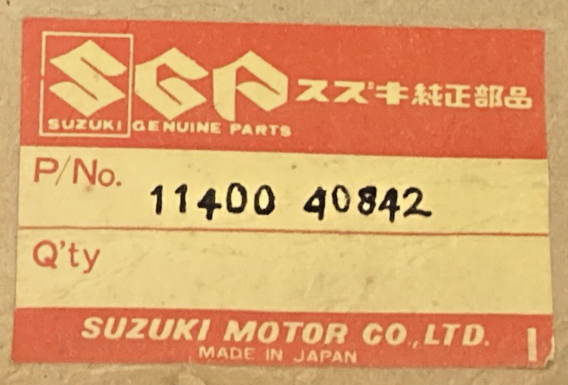 NEW GENUINE SUZUKI 11400-40842 GASKET SET, INCOMPLETE KIT