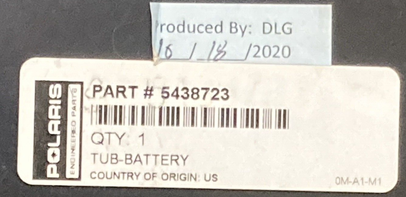 NEW GENUINE POLARIS 5438723 Battery Tub