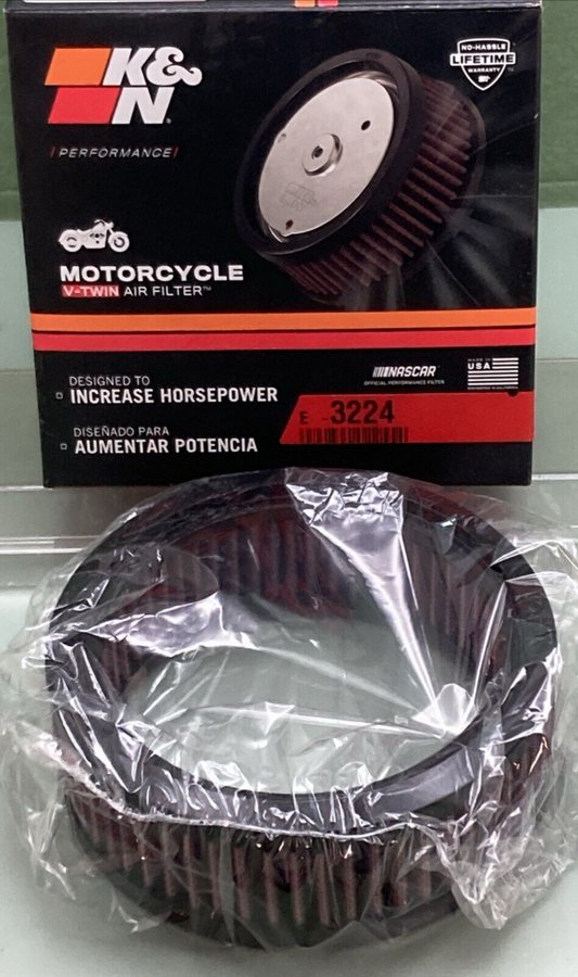 NEW GENUINE K&N PERFORMANCE E-3224 ROUND AIR FILTER