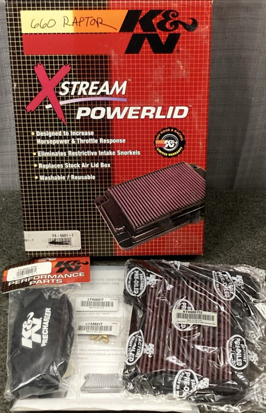 NEW GENUINE K&N YA-6601-T Powerlid Airbox Cover