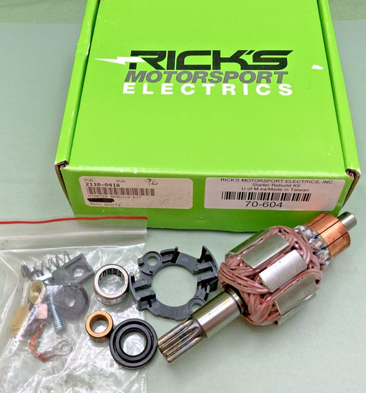 NEW GENUINE RICK'S MOTORSPORT ELECTRICS 70-604 STARTER REBUILD KIT