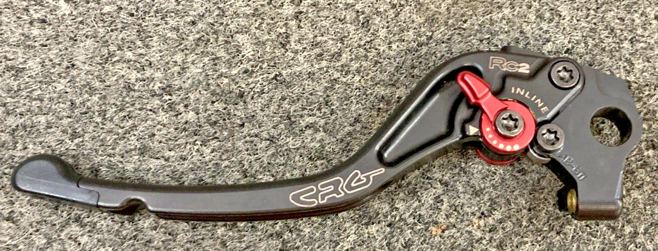 NEW GENUINE CRG 2AB-611-T-B RC2 CLUTCH LEVER (BLACK) 586421