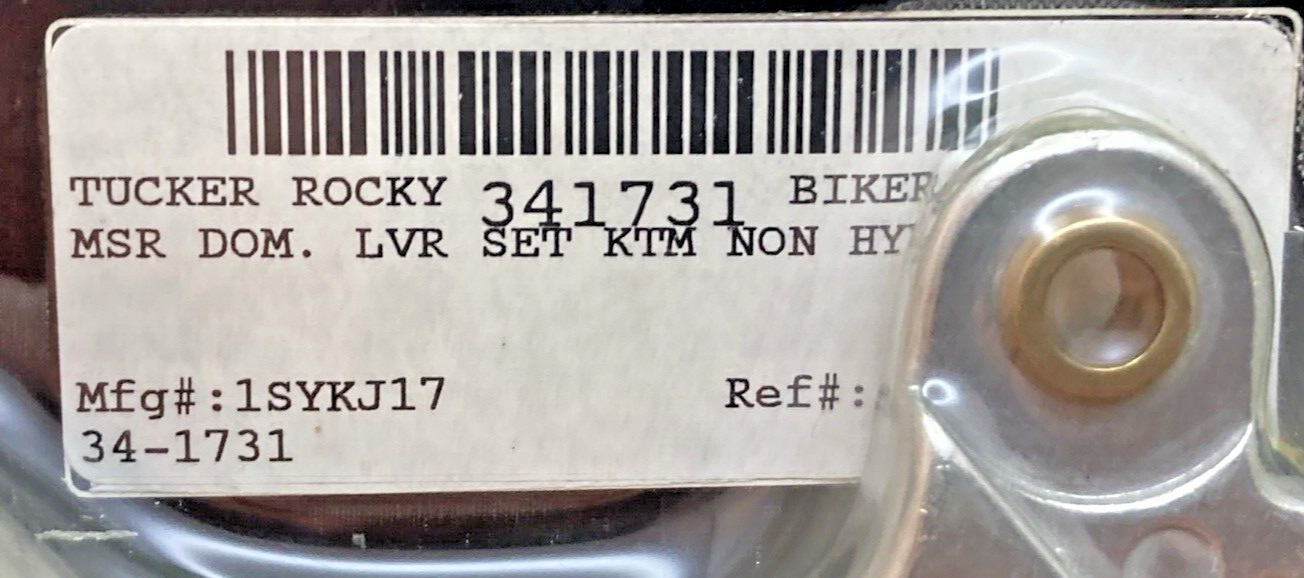 NEW GENUINE MSR 34-1731 DOM, LVR SET  KTM NON HYD