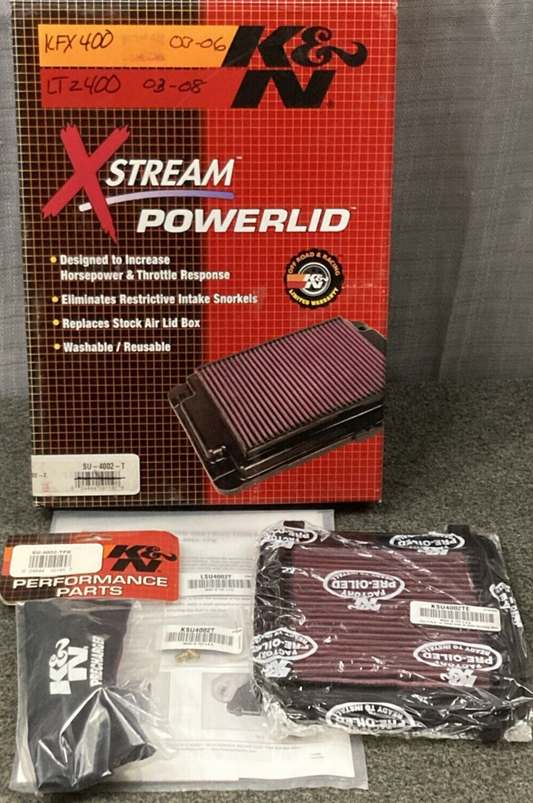 NEW GENUINE K&N SU-4002-T Powerlid Airbox Cover KIT