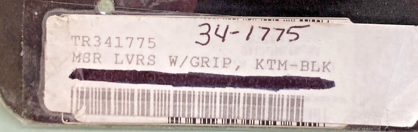 NEW GENUINE MSR 34-1775 LVRS W/ GRIP, KTM - BLK