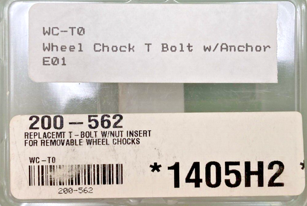 NEW GENUINE PINGEL DS-380149 WHEEL CHOCK T BOLT AND ANCHOR T-BOLT - REPLACEMENT