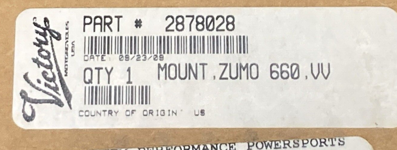 NEW GENUINE VICTORY 2878028 Mount for Zumo 660 Gps
