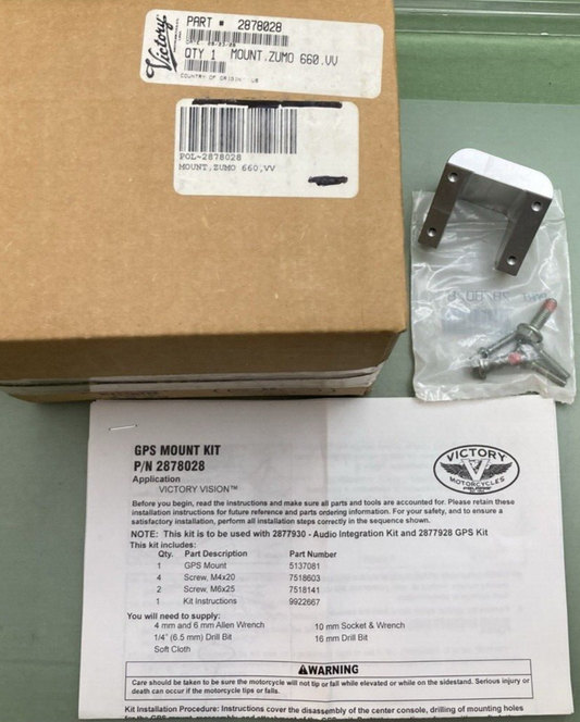 NEW GENUINE VICTORY 2878028 Mount for Zumo 660 Gps