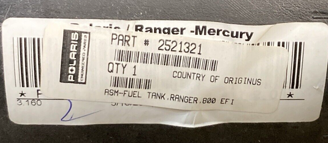 NEW GENUINE POLARIS 2521321 Fuel Tank Ranger 800 EFI Assembly