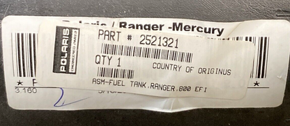 NEW GENUINE POLARIS 2521321 Fuel Tank Ranger 800 EFI Assembly