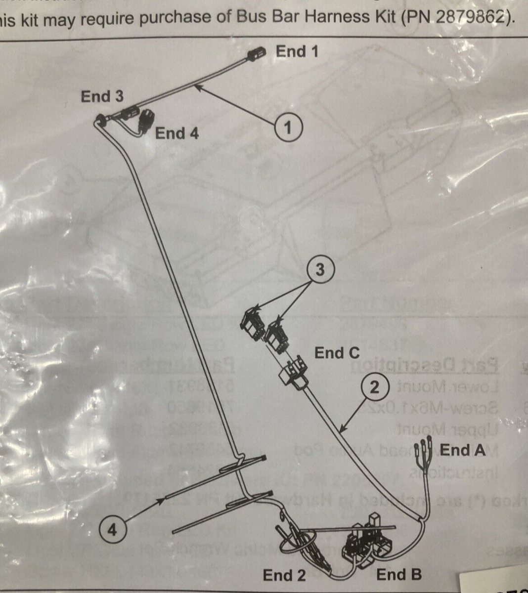 NEW GENUINE POLARIS 2879865 LED Y HARNESS DELUXE