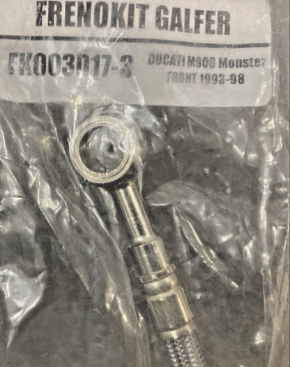 NEW GENUINE GALFER FK003D17-3 Stainless Steel Front 3 Line Kit – Front Line