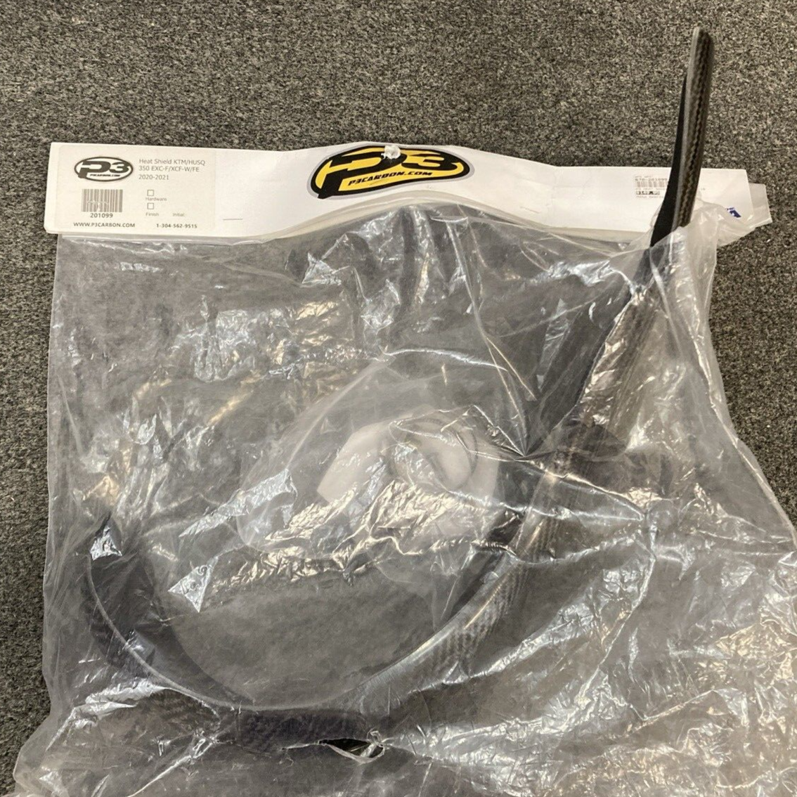 NEW GENUINE P3 CARBON 201099 Heat Shield