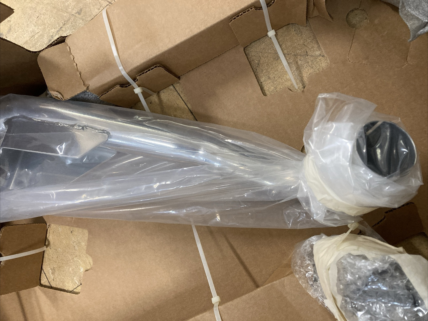 NEW GENUINE RUSH RACING I1105 CHROME HIGH OUTPUT DUAL HEADER SYSTEM FOR INDIAN