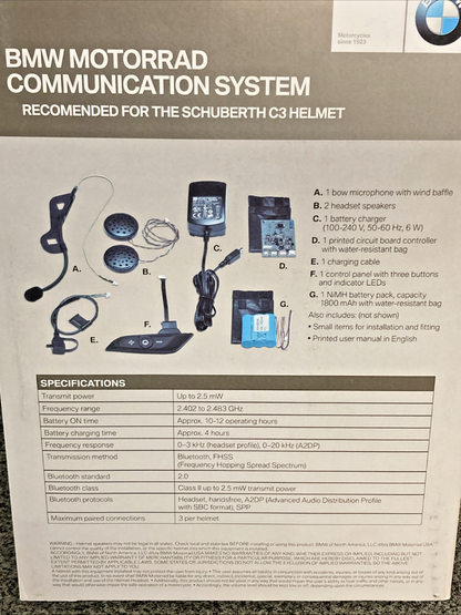 NEW GENUINE BMW 71602219827 COMMMUNICATION SYSTEM