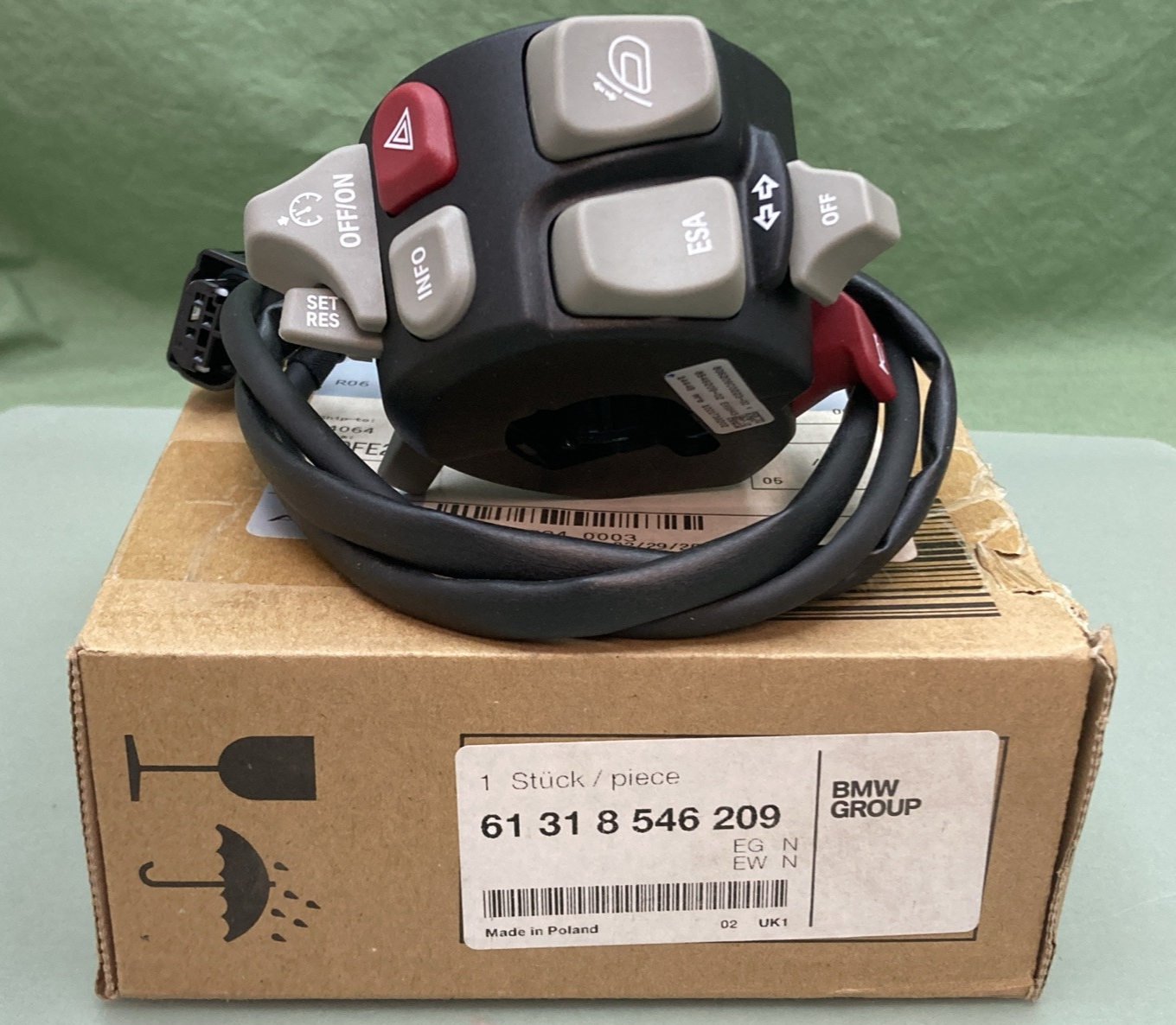 NEW GENUINE BMW 61318546209 Combination switch left