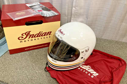 NEW GENUINE INDIAN 286868303 RETRO FULL FACE HELMET SIZE M