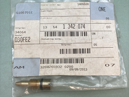 NEW GENUINE BMW 13541342074 Adjusting screw 1992-2006