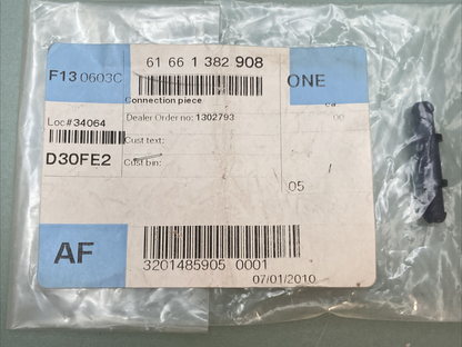 NEW GENUINE BMW 61661382908 Connection piece