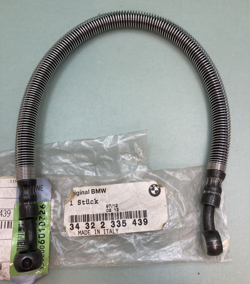 NEW GENUINE BMW 34322335439 brake hose for wide handlebars 1996-2003