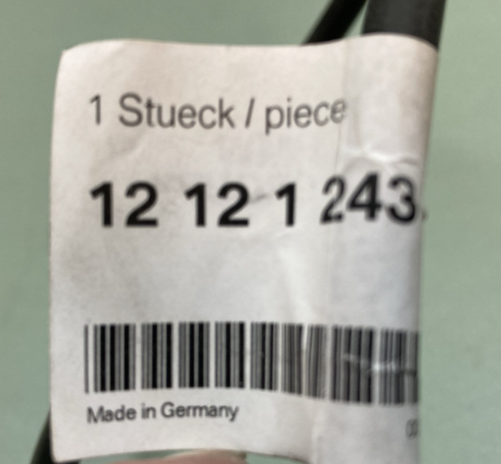 NEW GENUINE BMW 12121243182 Ignition wire 1984-1987