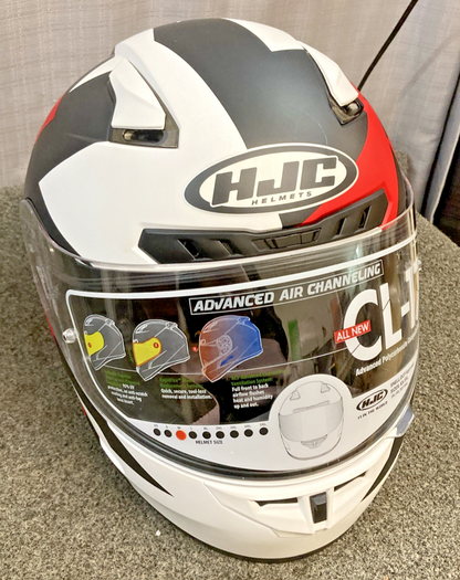 NEW GENUINE HJC CL-17 RAGUA MC1SF HELMET RED SIZE M