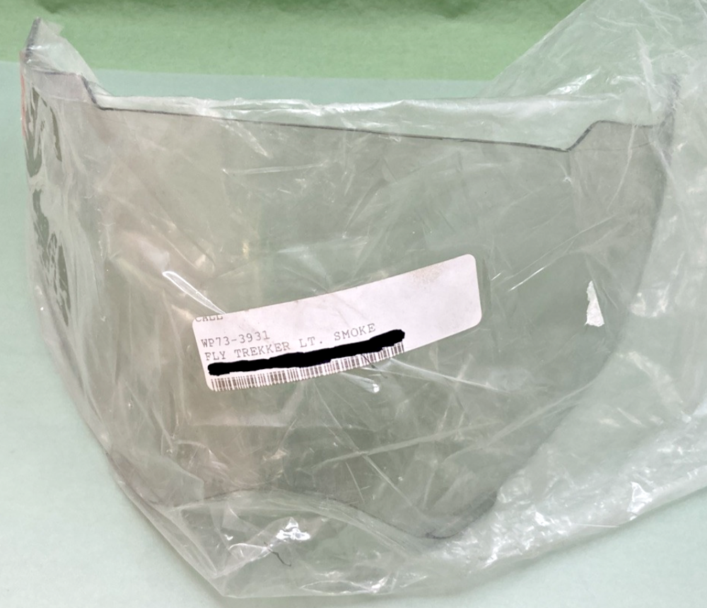 NEW REPLACES FLY RACING 73-3931 TREKKER FACE SHIELD, LT. SMOKE