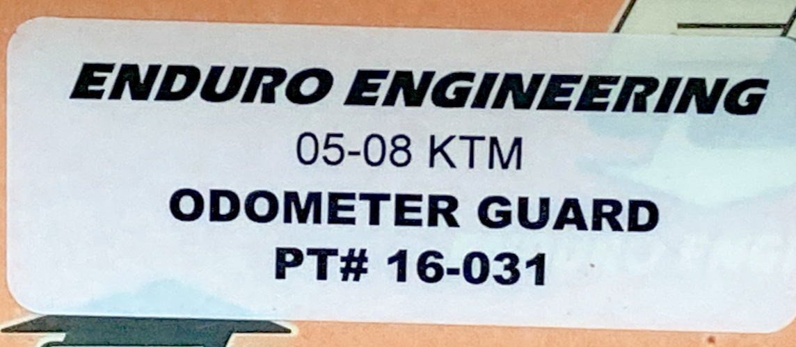 NEW GENUINE ENDURO ENGINEERING 16-031 ODOMETER GUARD, 05-08 KTM