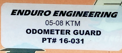 NEW GENUINE ENDURO ENGINEERING 16-031 ODOMETER GUARD, 05-08 KTM