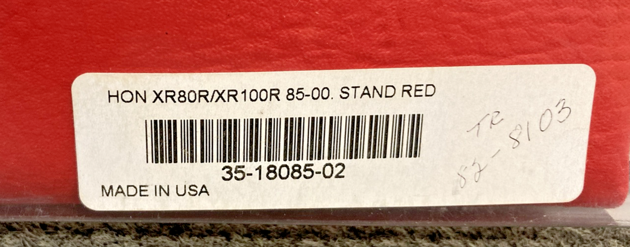 NEW GENUINE CYCLE WORKS 35-18085-02 SEAT COVER, STAND RED