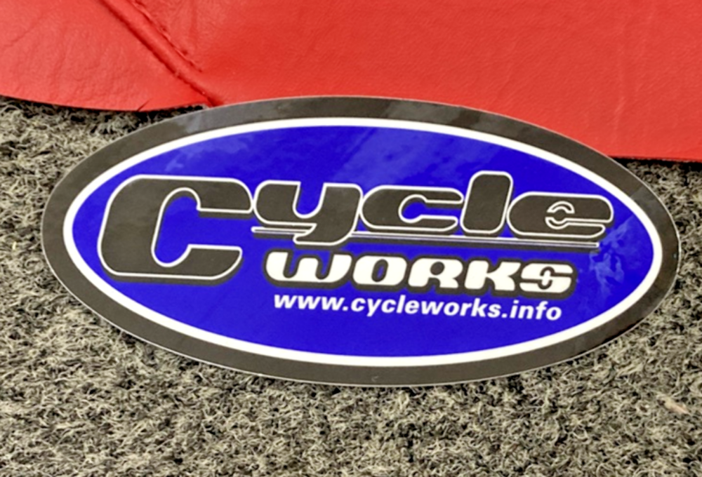 NEW GENUINE CYCLE WORKS 35-18085-02 SEAT COVER, STAND RED