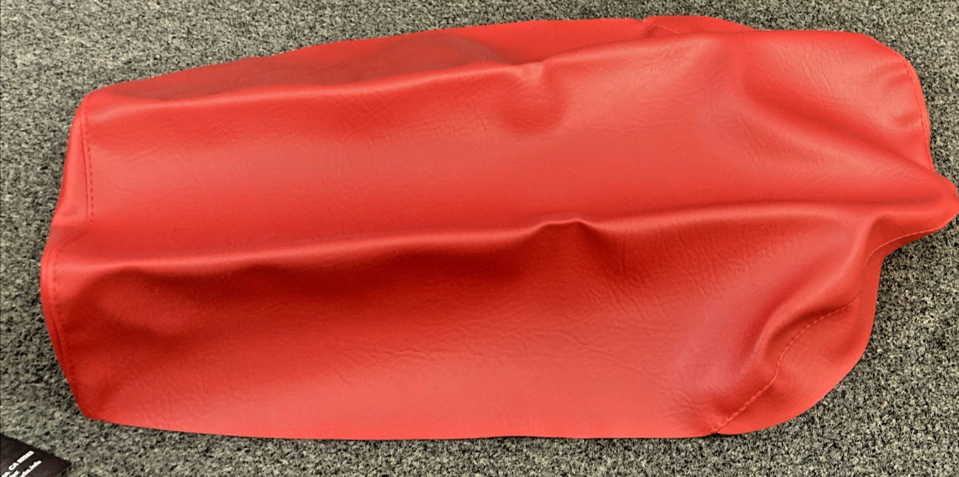 NEW GENUINE CYCLE WORKS 35-18085-02 SEAT COVER, STAND RED