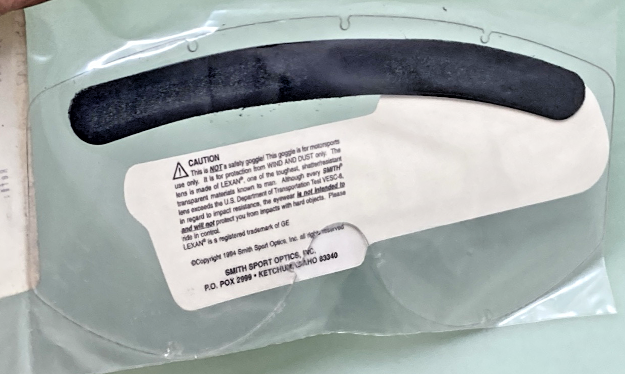 NEW GENUINE SMITH SL3 SPEED CLEAR VENTED LEXAN REPLACEMENT LEN