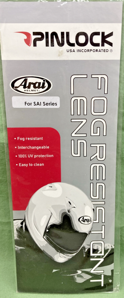 NEW GENUINE PINLOCK DKS054 DARK SMOKE VISOR HALF KIT, ARAL SAI