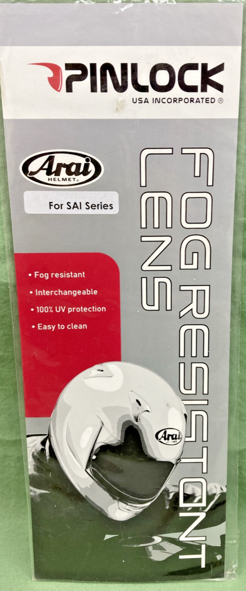 NEW GENUINE PINLOCK DKS054 DARK SMOKE VISOR HALF KIT, ARAL SAI