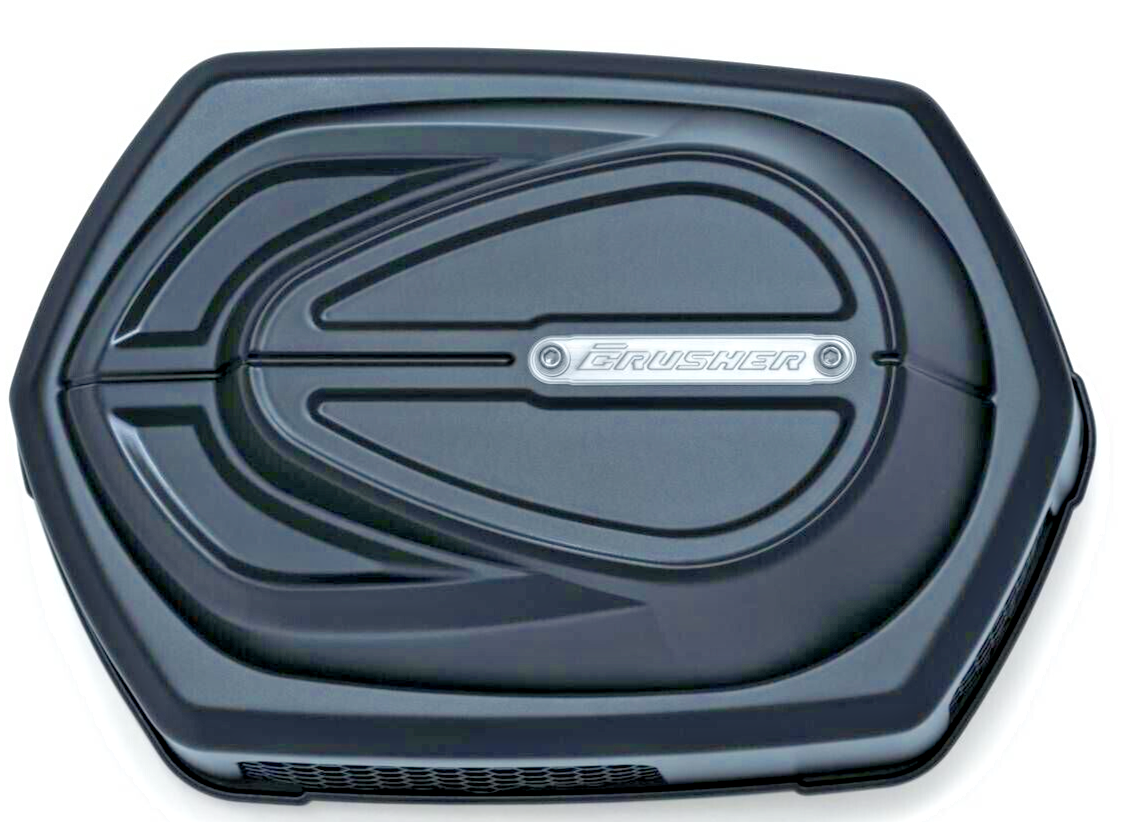 NEW GENUINE CRUSHER 9968 AIR CLEANER SATIN BLACK, INDIAN 14'-17', 415579