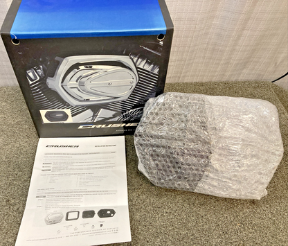 NEW GENUINE CRUSHER 9968 AIR CLEANER SATIN BLACK, INDIAN 14'-17', 415579