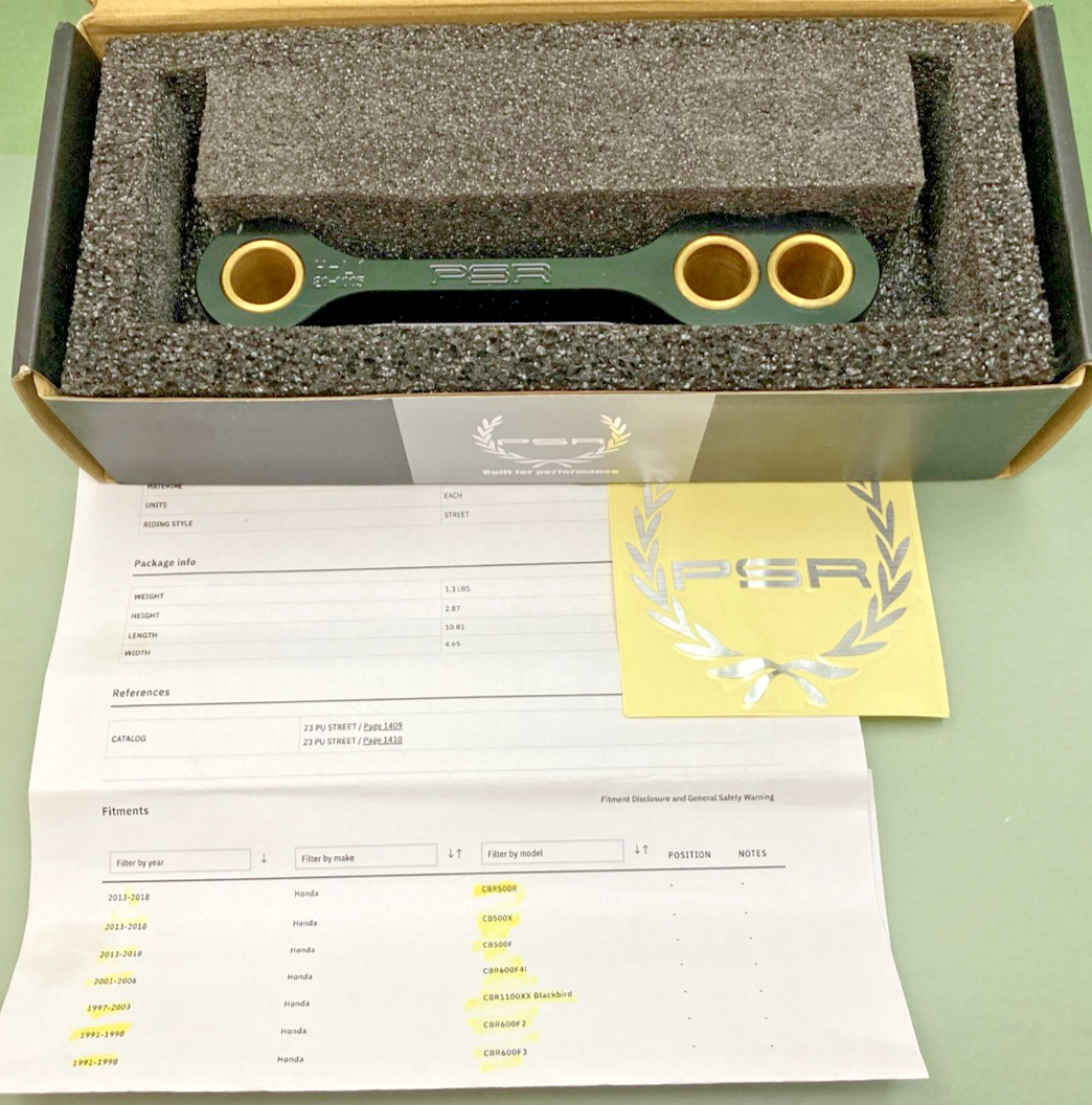 NEW GENUINE POWERSTANDS RACING 03-00751-22 LOWER LINK HON F2/3/4 BK, 1304-0233