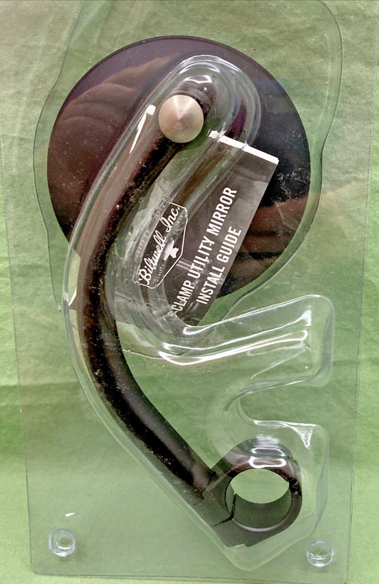 NEW GENUINE BILTWELL INC. 6503-578-131 ROUND MIRROR, 7/8 INCH CLAMP-ON 0640-1320