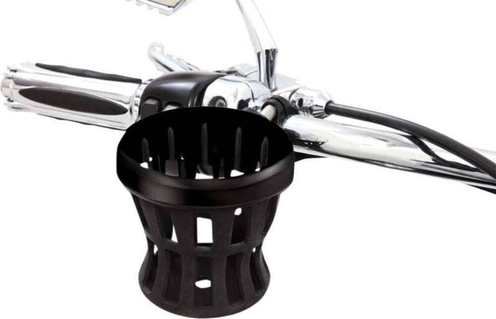 NEW GENUINE CIRO 50615 DRINK HOLDER BLK W/1-1/4'' ALUM BLK CLAMP MOUNT 0636-0086