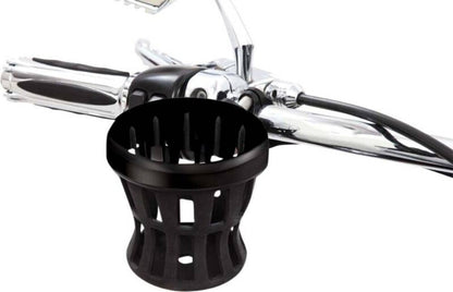 NEW GENUINE CIRO 50615 DRINK HOLDER BLK W/1-1/4'' ALUM BLK CLAMP MOUNT 0636-0086