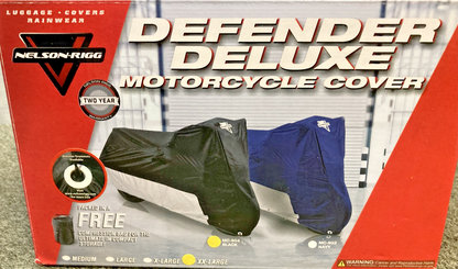 NEW GENUINE NELSON-RIGG MC-904-05-XX DEFENDER DELUXE COVER, XX-LARGE, BLACK