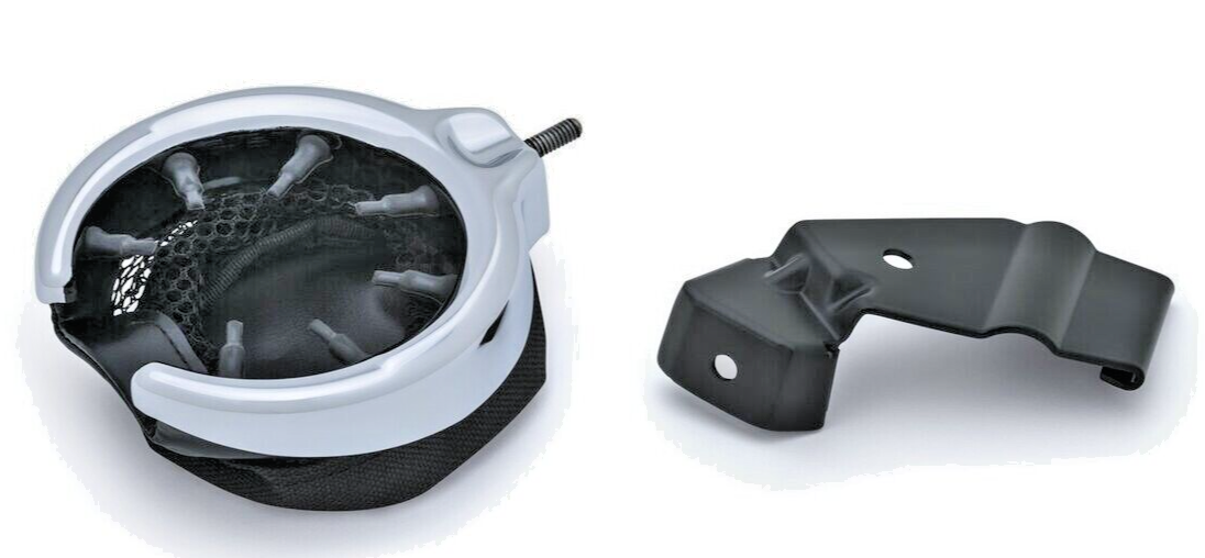 NEW GENUINE KURYAKYN 1832 CHROME/BLACK RIGHT SIDE PASSENGER DRINK HOLDER