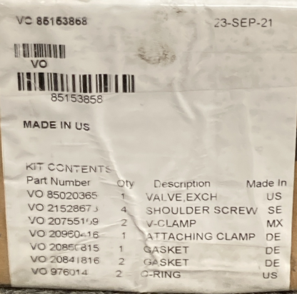 NEW GENUINE VOLVO 85153858 EXHUAST GAS RECIRCULATION VALVE ASSEMBLY KIT REMAN