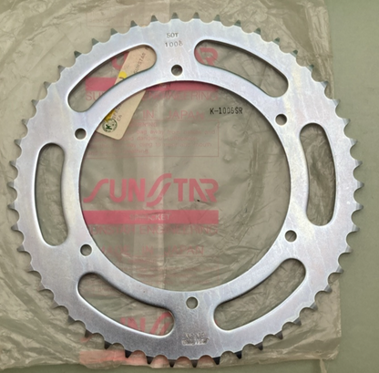 NEW GENUINE SUNSTAR K-1006SR SPROCKET 50T STEEL REAR