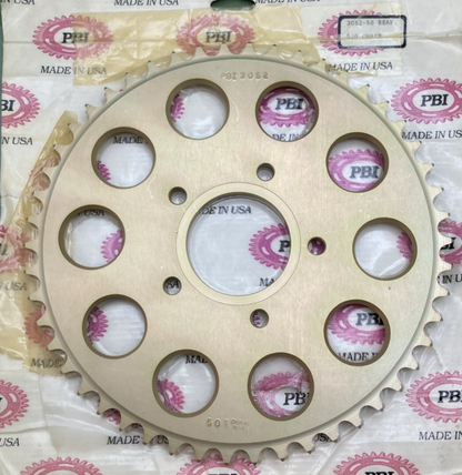 NEW GENUINE PBI 3052-50 SPROCKET REAR 520 CHAIN  50T