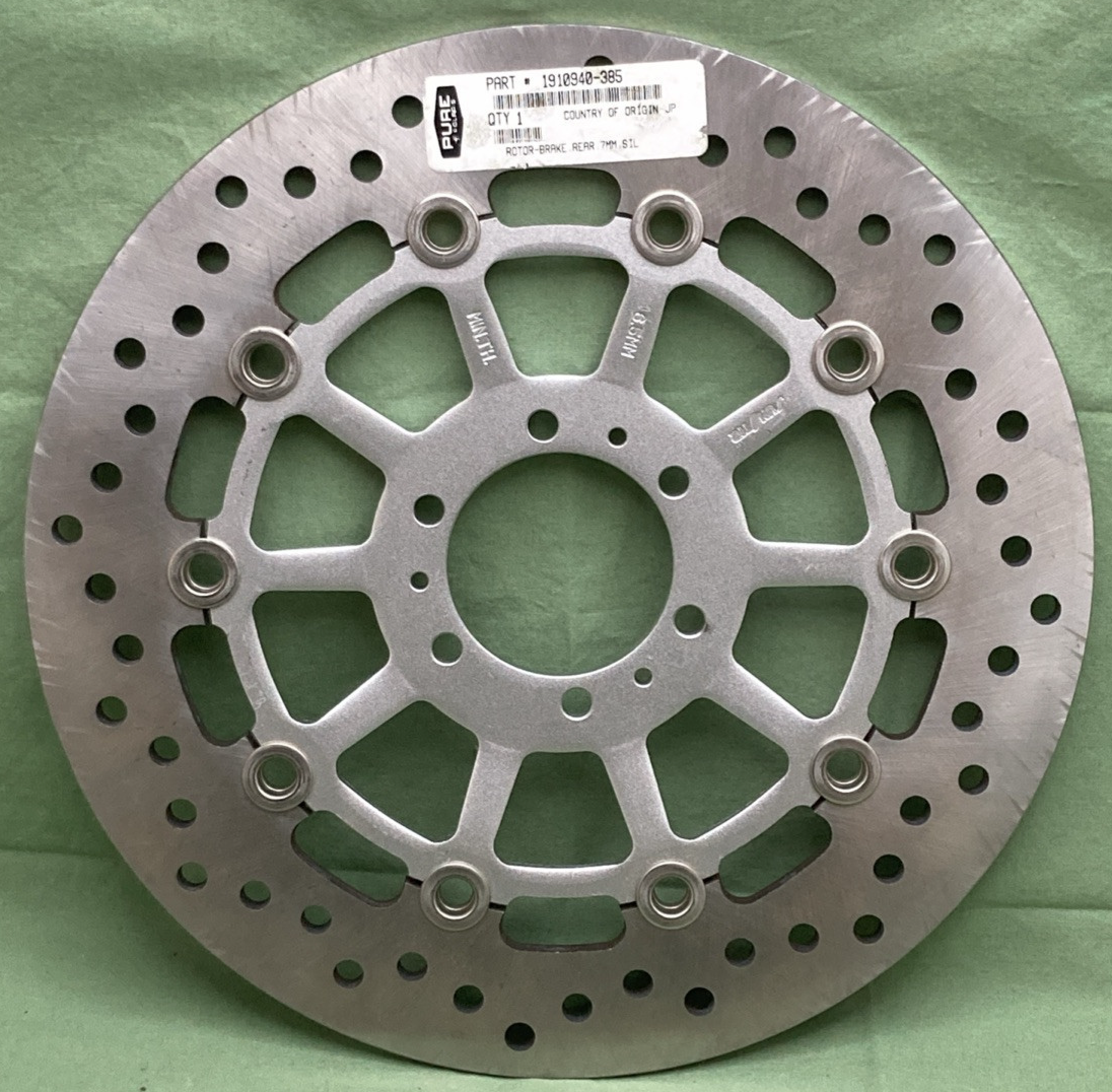 NEW GENUINE POLARIS 1910940-385 ROTOR BRAKE REAR 7mm SILVER