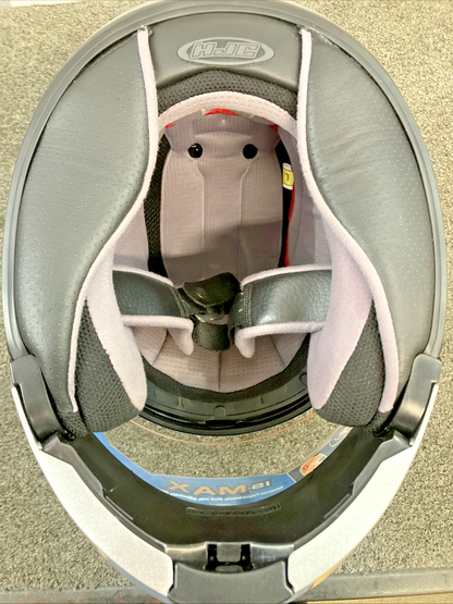 NEW GENUINE HJC IS-MAX SILVER HELMET L