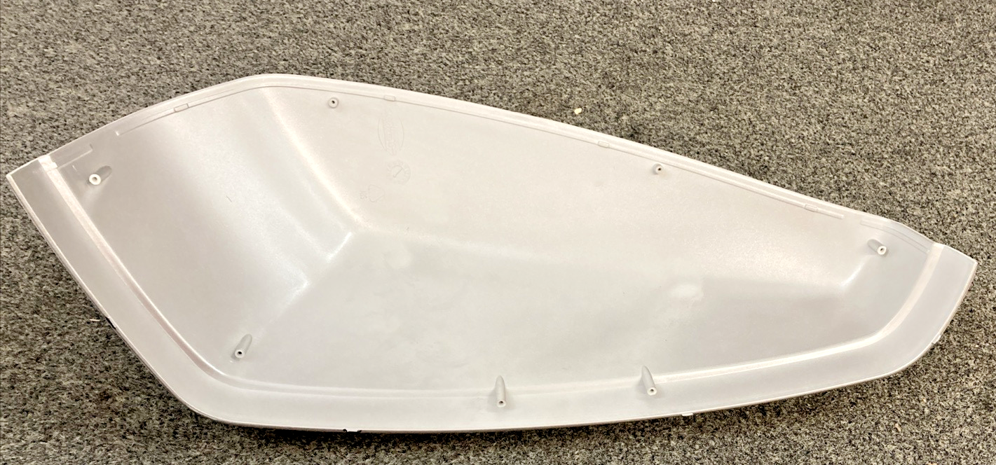 NEW GENUINE DUCATI 69810221BB BAG COVER, ST2 ST4 ST4S, LEFT SIDE, SILVER